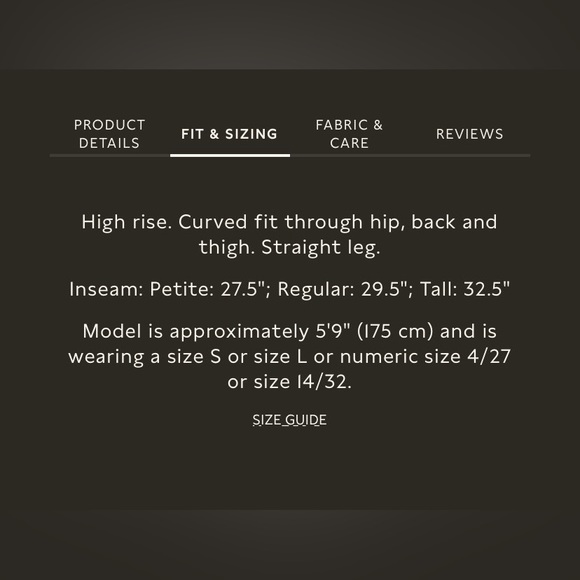 NWT. Banana Republic Factory Curvy Straight Jeans Size 27 - Picture 13 of 14